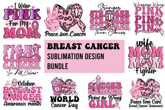 Breast Cancer Sublimation Design Bundle: Empower Your Creative Projects