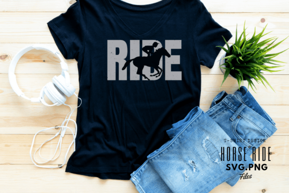 Capturing Motion: The Horse Ride T-shirt Design
