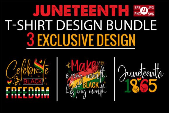 Celebrate Freedom: The Junetee T-shirt Design Bundle