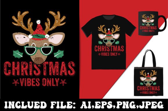 Christmas Vibes Only: A Modern Design Asset