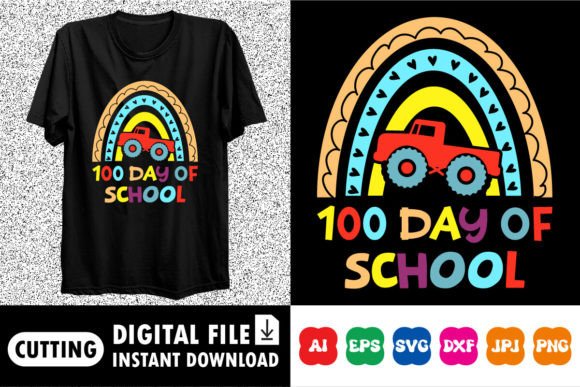 Creative 100 Days of School Shirt Design for 2024
