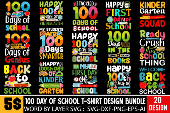 Creative Assets for the 100th Day Celebration
