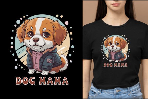 Dog Mama T Shirt Design: Creative Assets for Lovers