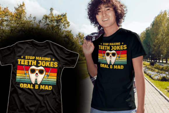 Funny Dental Dentist T-shirt Design: A Creative Asset
