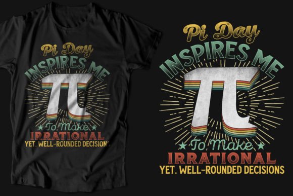 Retro Vintage Pi Day T-shirt Design: A Creative Asset